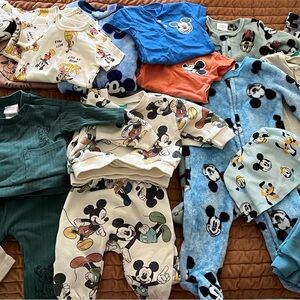 Disney and Mickey Mouse Baby Apparel Collection - NB-3-6 mo